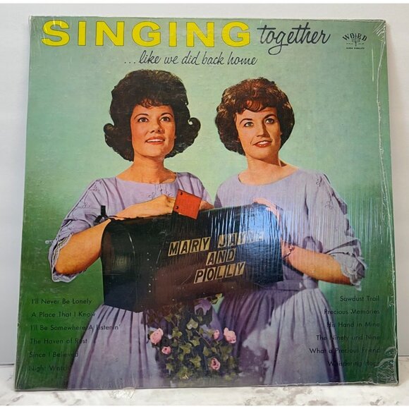 Mary Jayne and Polly Singing Together Vinyl LP Christian Gospel in Shrink VG+ - Picture 4 of 6